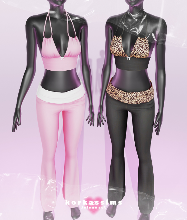 Mix Jolene set by simsfinds - The Sims 4 Custom Content