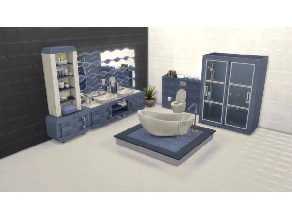 Maxis Match FIona Bathroom by TaurusDesign - The Sims 4 Custom Content