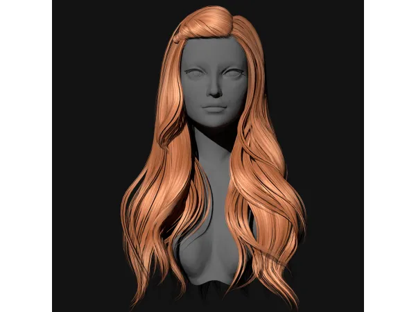 Mix SSalon Female Hairstyle S42 - The Sims 4 Custom Content