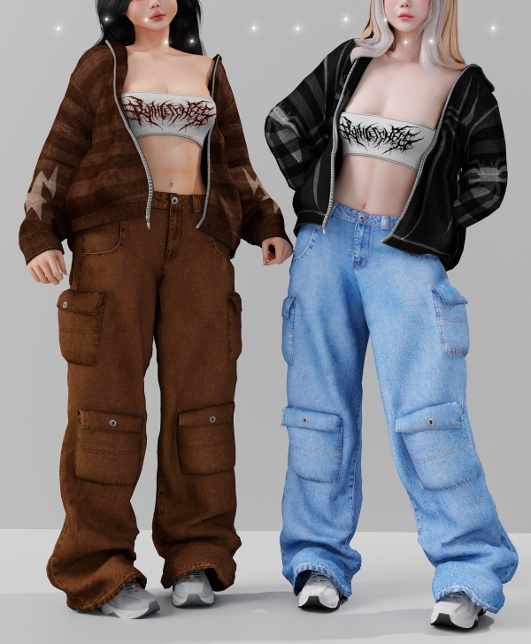 Alpha Gothy acid set by babyetears - The Sims 4 Custom Content