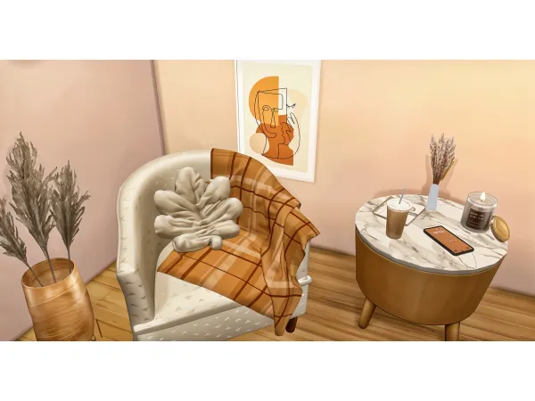 Mix Cozy fall set 1 by herasims4 - The Sims 4 Custom Content