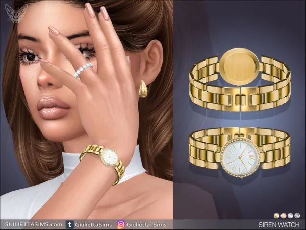 Alpha Siren Watch by giuliettasims - The Sims 4 Custom Content