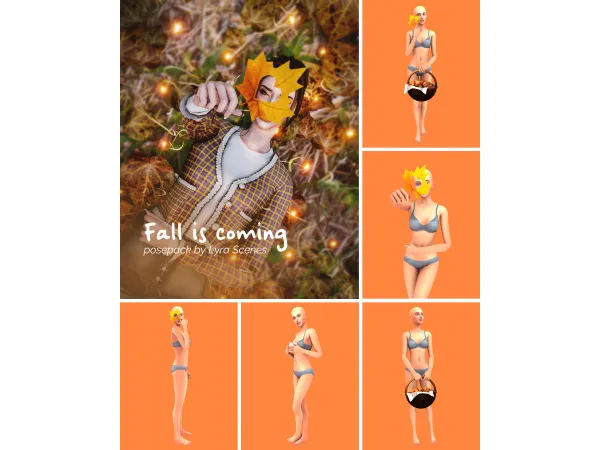 Mix Fall is coming by anazanacollesims - The Sims 4 Custom Content