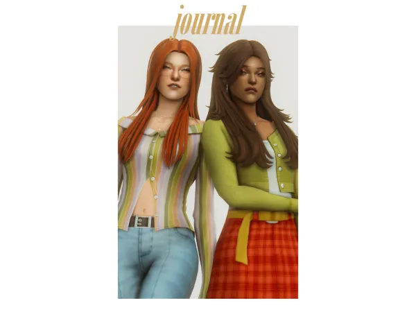 Maxis Match journal pack by clumsyalien - The Sims 4 Custom Content