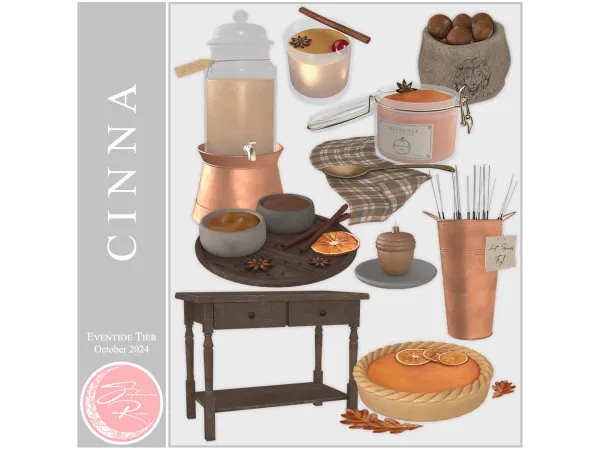 Alpha SolunaRae Cinna set - The Sims 4 Custom Content
