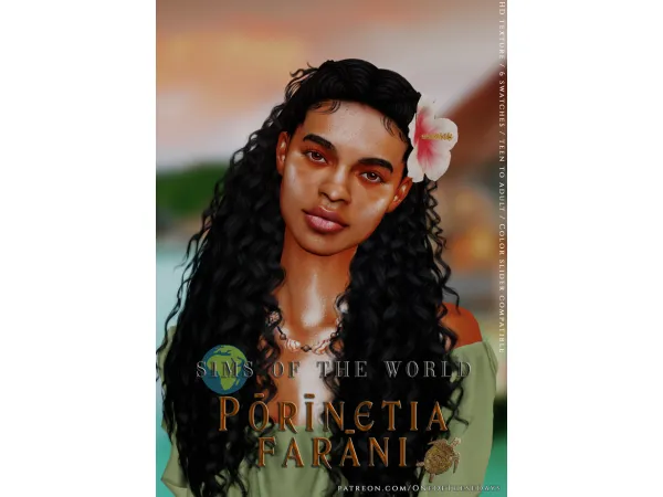 Alpha Sims of the World Pōrīnetia FarāniFRENCH POLYNESIA by One Of These Days - The Sims 4 Custom Content
