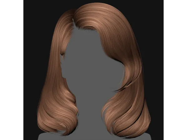 Alpha SSalon Female Hairstyle SH 43 - The Sims 4 Custom Content