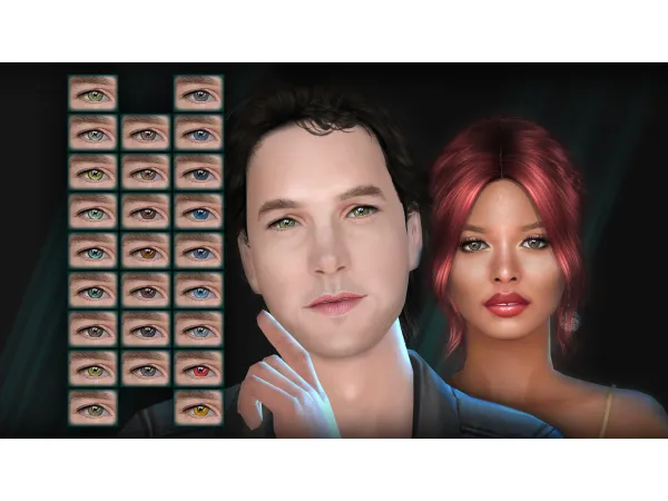 Alpha Eyecolors 06 MH by BAkalia - The Sims 4 Custom Content
