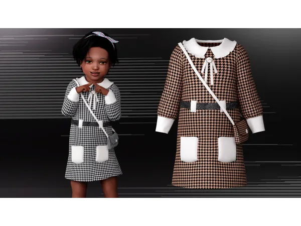 Alpha Madison Dress by Garfiel - The Sims 4 Custom Content