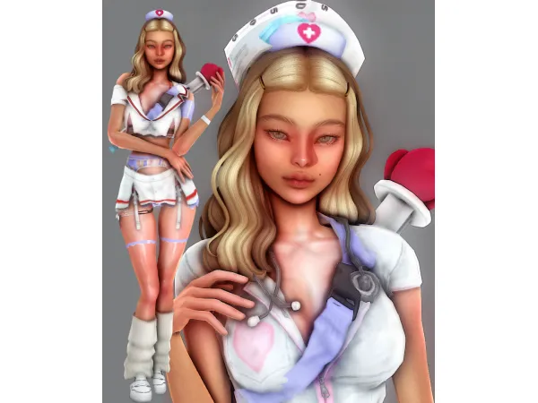 Maxis Match Felicia by deepmoon - The Sims 4 Custom Content