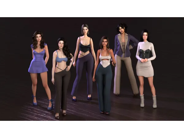 Alpha Angelica Collection by astya96 - The Sims 4 Custom Content