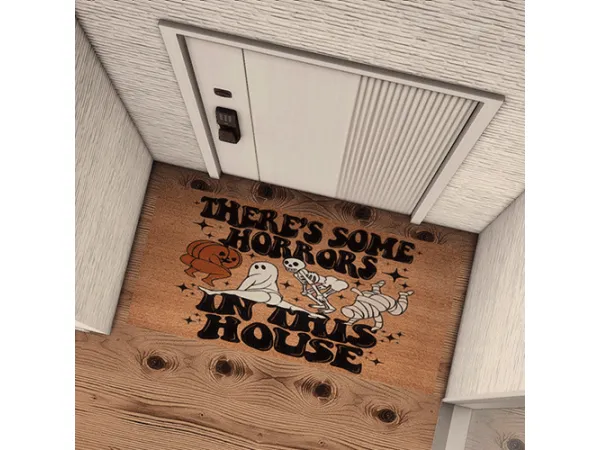 Mix Spooky Welcome Mats by playwithsyd - The Sims 4 Custom Content