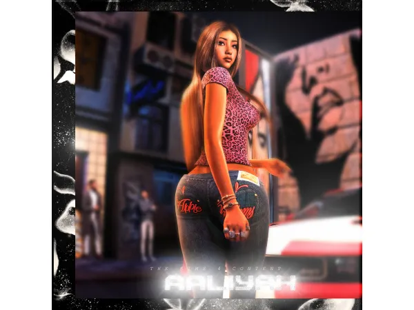 Alpha vyxen aaliyah set - The Sims 4 Custom Content