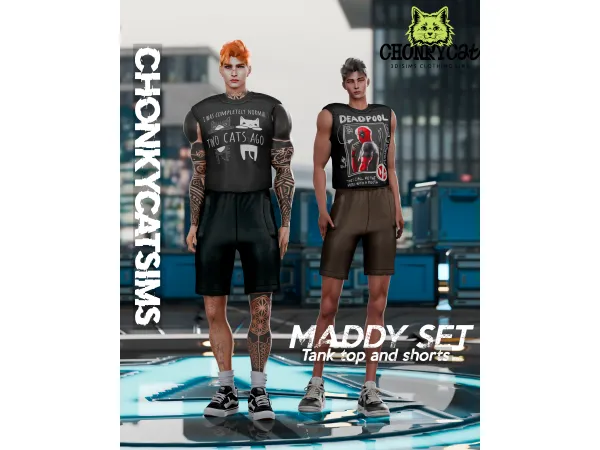 Mix Maddy Set ChonkyCatSims - The Sims 4 Custom Content