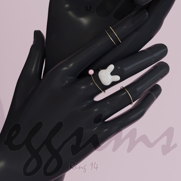 Alpha [EGGSIMS] ring 14 by simsfinds - The Sims 4 Custom Content