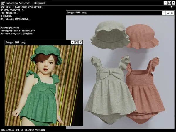 Alpha Catarina Set - The Sims 4 Custom Content