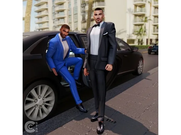 Alpha Suit Pants cool_content_star - The Sims 4 Custom Content