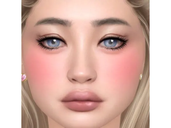 Mix Soft Rose Blush by SakuraLunari - The Sims 4 Custom Content