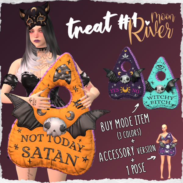 Alpha Ouija Plushie (Simblreen 2021 Treat 1) by simsfinds - The Sims 4 Custom Content