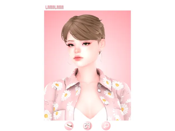 Maxis Match Hair Jools - The Sims 4 Custom Content