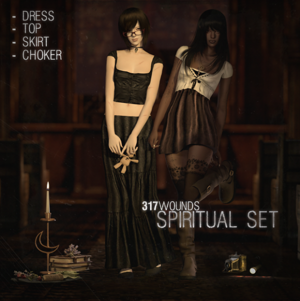 Alpha Spiritual set by simsfinds - The Sims 4 Custom Content