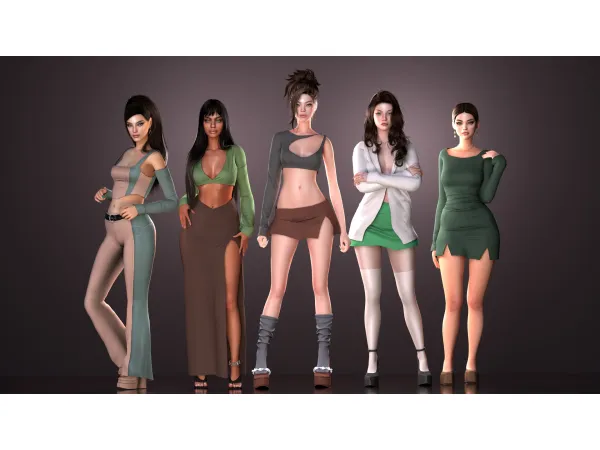 Alpha Ingrid Collection by astya96 - The Sims 4 Custom Content