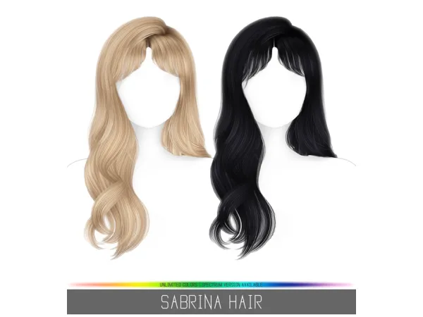 Alpha SABRINA HAIR by SIMPLICIATY - The Sims 4 Custom Content