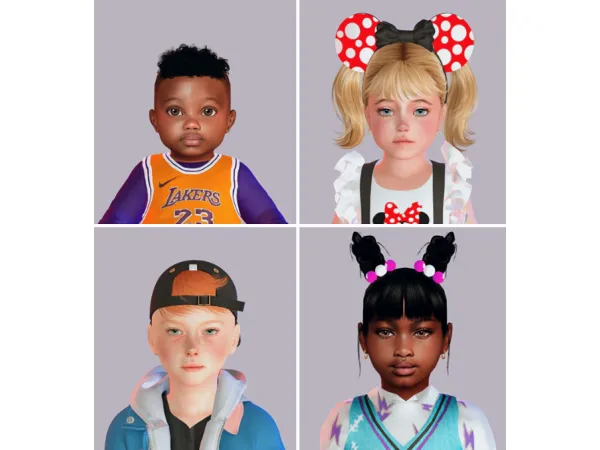 Alpha Sim Dump 38 Infant Toddler Children by Depressed Simmer - The Sims 4 Custom Content