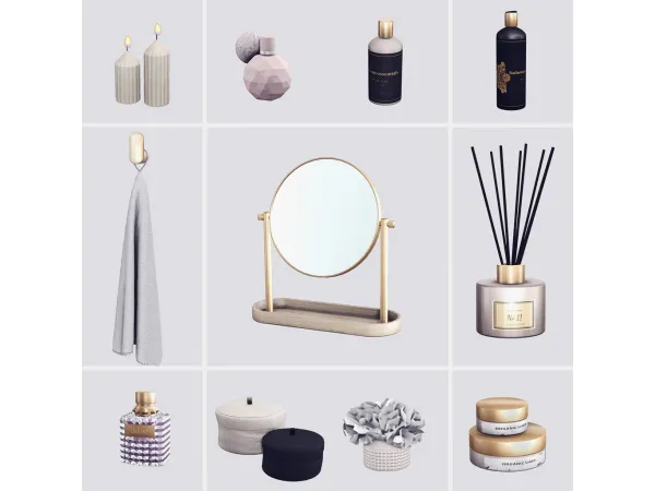 Deluxe Bathroom Clutter II by Lapanemona
