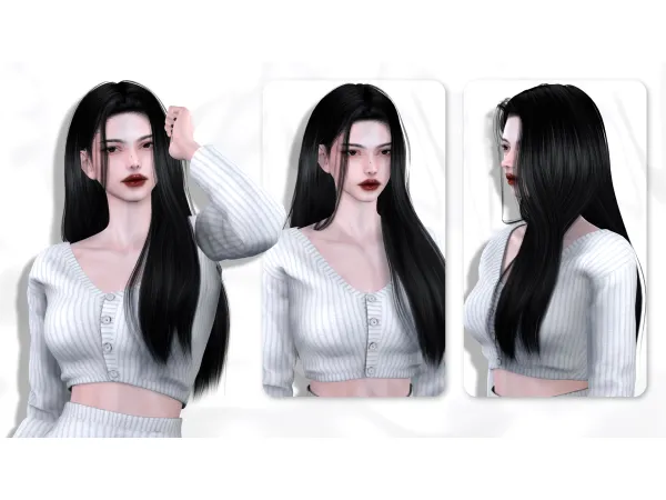 Alpha MDC Hairstyle 04 by reina - The Sims 4 Custom Content