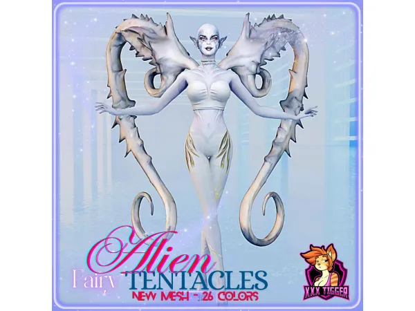 Maxis Match Alien Fairy Tentacles by xxxtigger - The Sims 4 Custom Content