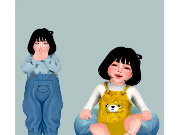 Alpha JINO N24 conversions for infants and toddlers by yourjinworld - The Sims 4 Custom Content