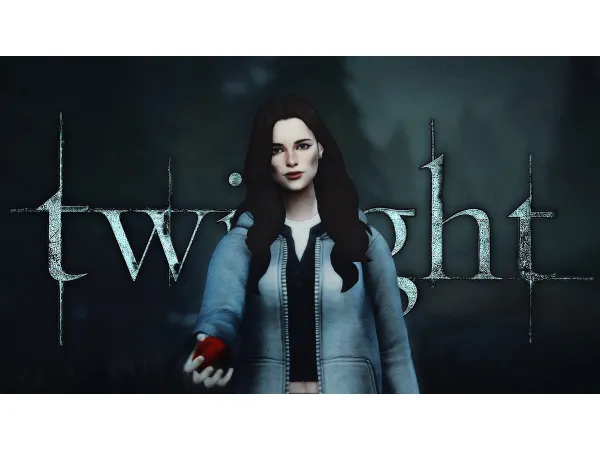 Maxis Match Bella Swan Sim (The Twilight Saga) by cherrysimkate - The Sims 4 Custom Content
