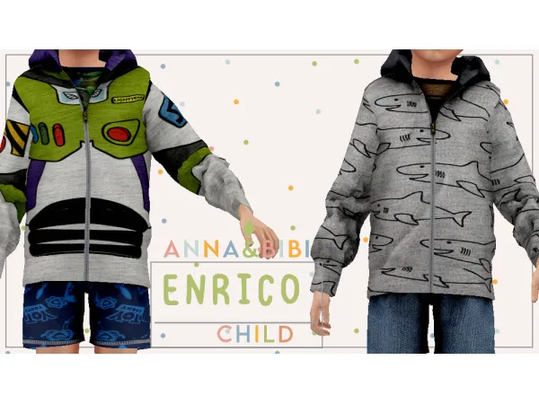 Alpha Enrico_CHILD AnnaBibi - The Sims 4 Custom Content