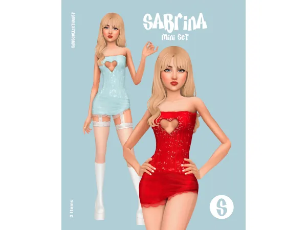 Maxis Match ceeplays Sabrina Mini Set - The Sims 4 Custom Content