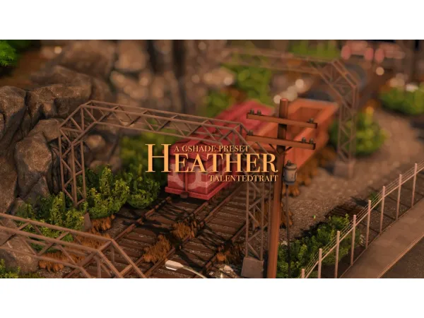 Mix Heather A GShade Preset by talentedtrait - The Sims 4 Custom Content