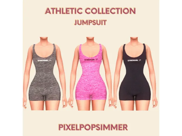 Mix Athletic Collection by PixelPopSimmer - The Sims 4 Custom Content