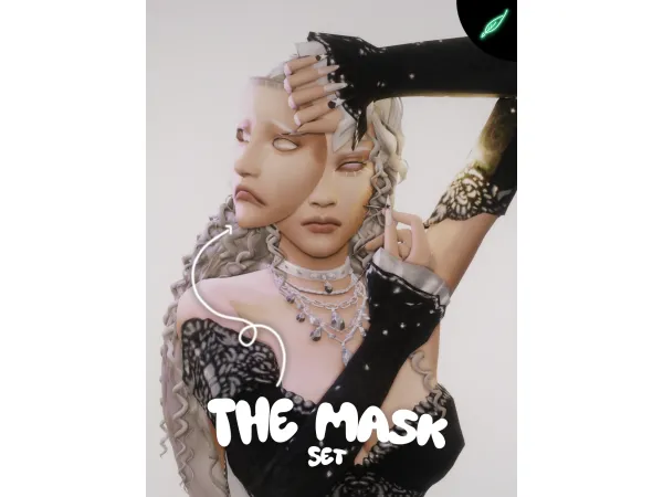 Mix the mask set by thatonegreenleaf - The Sims 4 Custom Content