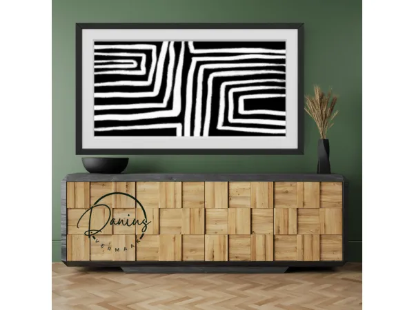 Mix Danius Artsy TV Set DATV127 - The Sims 4 Custom Content