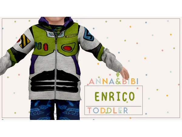 Alpha Enrico_TODDLER [AnnaBibi] - The Sims 4 Custom Content
