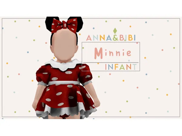 Maxis Match Minnie_INFANT [AnnaBibi] - The Sims 4 Custom Content