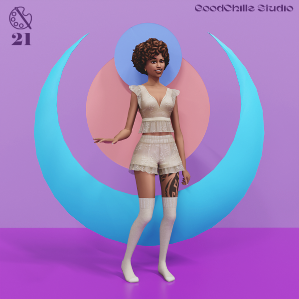 Maxis Match Maxis Match GCS October's 2024 by goodchillsstudio - The Sims 4 Custom Content
