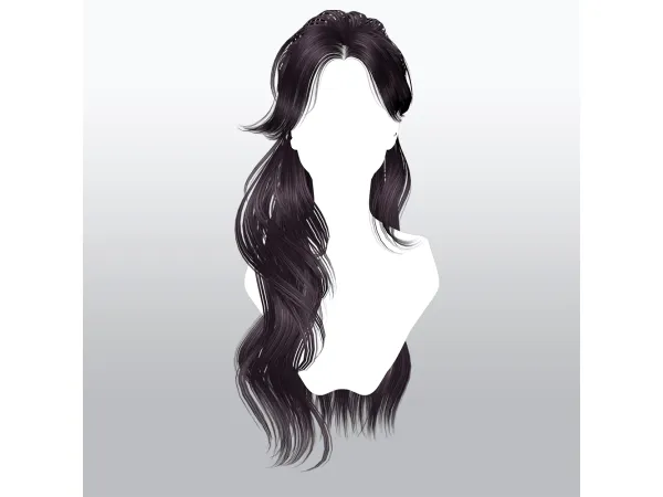 Alpha SSalon Female Hairstyle Sky 6 - The Sims 4 Custom Content