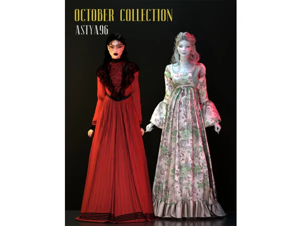 Mix October Collection 2024 by astya96 - The Sims 4 Custom Content