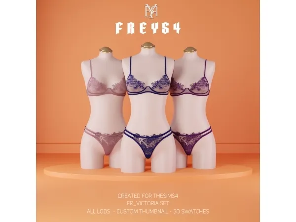 Alpha FR_Victoria Set - The Sims 4 Custom Content