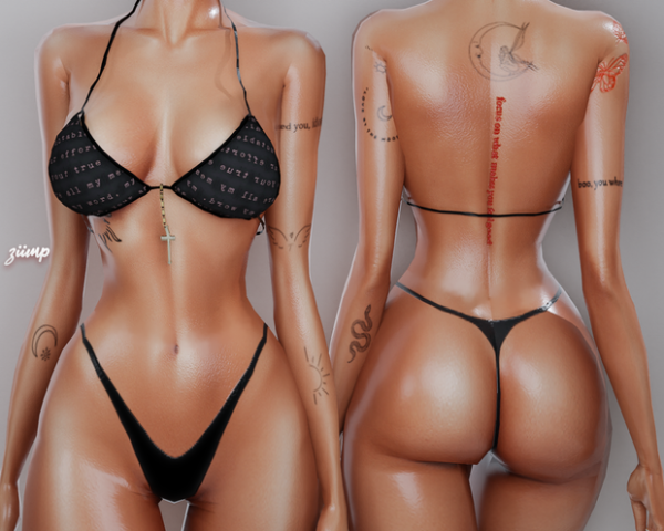 Mix dreamy tattoo by ziimp - The Sims 4 Custom Content
