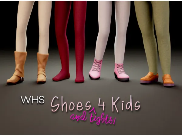 Maxis Match Shoes 4 Kids by whyhellosims - The Sims 4 Custom Content