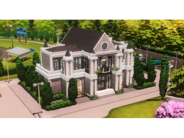 Maxis Match LOTS High School Auditorium by joyceisfox - The Sims 4 Custom Content