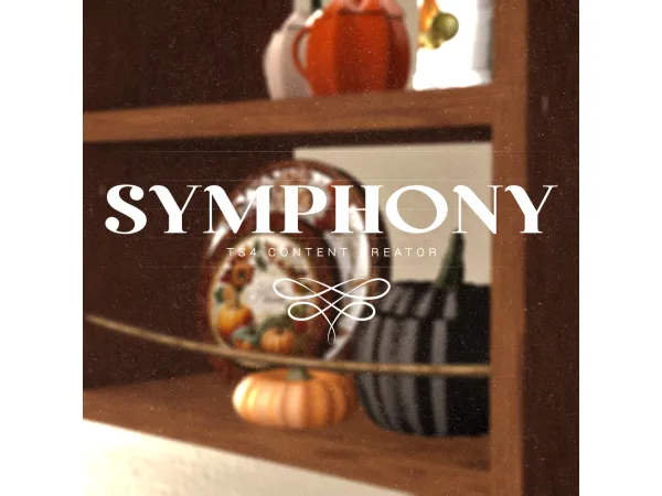 Alpha (Symphony) OCTOBER set - The Sims 4 Custom Content