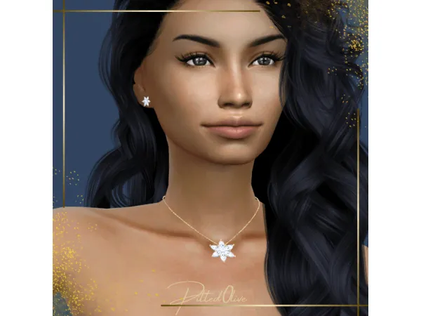 Alpha Lilian Necklace by Pitted0live - The Sims 4 Custom Content